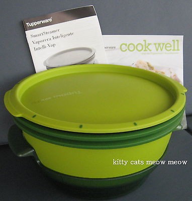 Tupperware SMART STEAMER MIcrowave Greens $139 Retail NEW