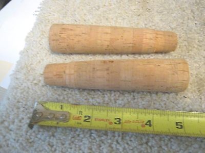 Rod building   cork grips   5/8 inch hole   lot of 5 pair(10 pieces)