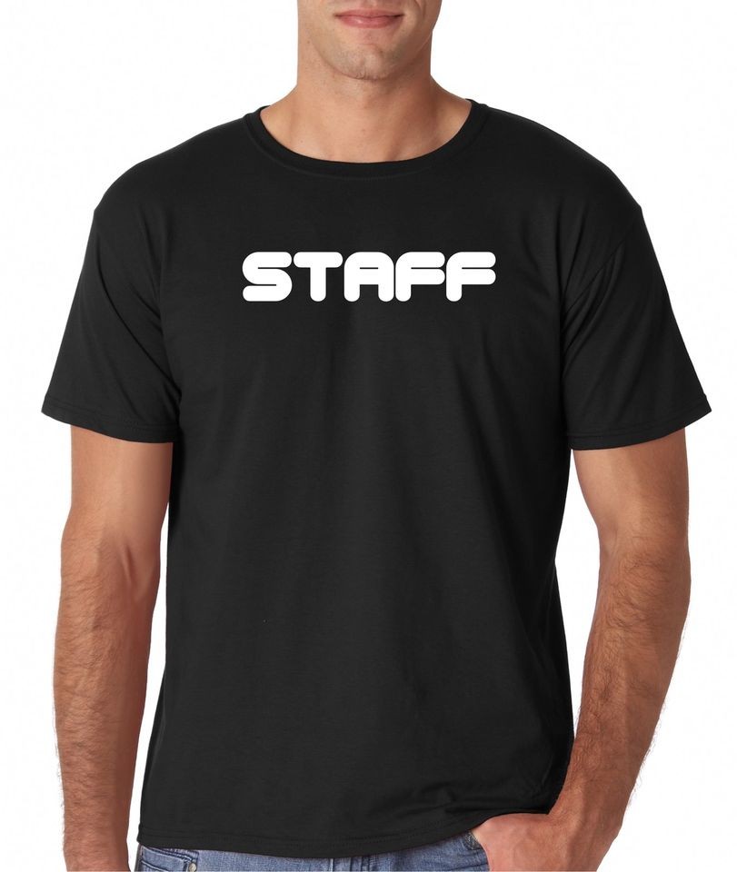   Staff Event Bouncer Police Cop Uniform College Party Guard T Shirt Tee