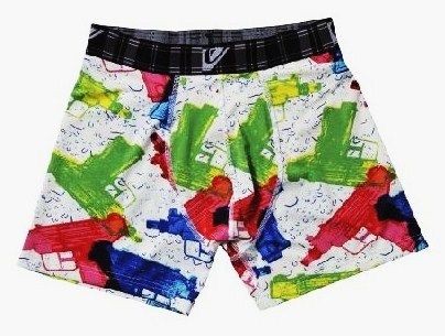 QUIKSILVER Neon Boxer Shorts QUIK Dry Pants Underwear Pistol Orange 