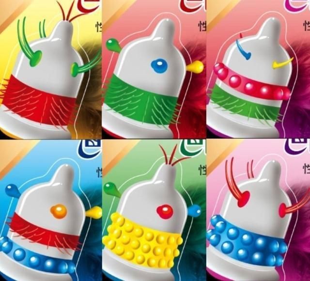 New Super Spike Latex Sensitive Special shap Condoms SeriesⅡ 6pcs