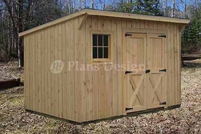 12 Modern Storage / Lean To Shed Plans #80712