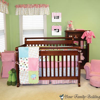 Pink Cupcake Baby Girl Kid Toddler For Crib Nursery Blanket Newborn 