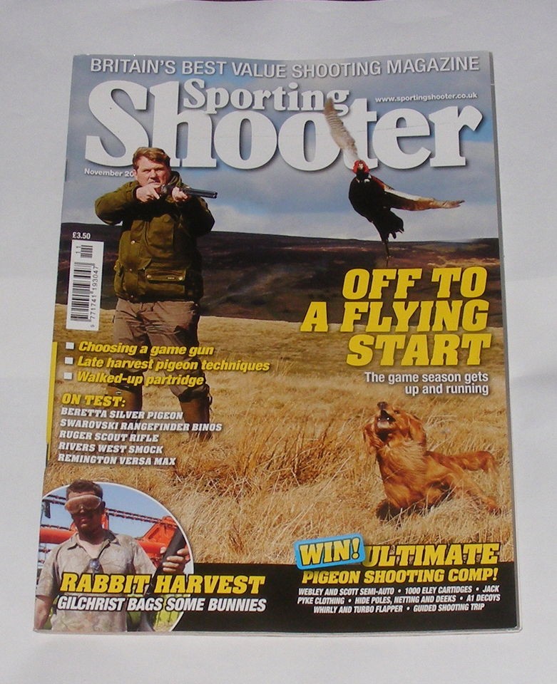 SPORTING SHOOTER MAGAZINE NOVEMBER 2011   ON TEST BERETTA SILVER 