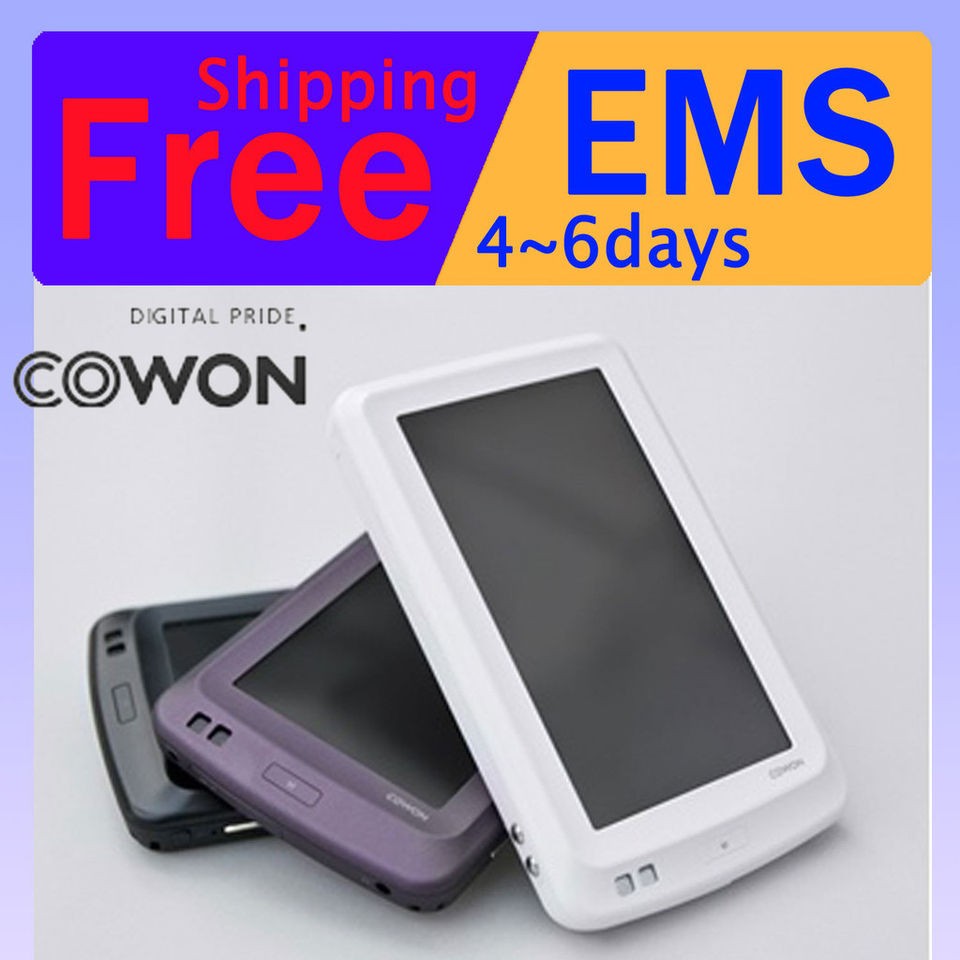 Colors★COWON X7 120GB 4.3 Wide LCD Dvix Bluetooth Media PMP 