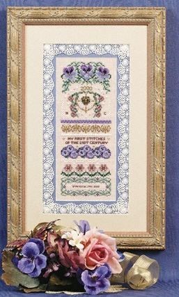   FIRST STITCHES 2000 Sampler & Embellishment Beads Cross Stitch Chart