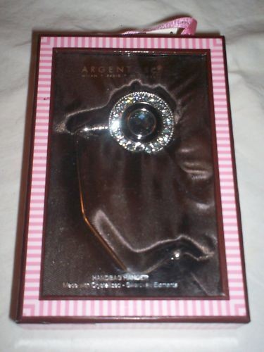 Argento SC Swarvoski Crystal Handbag Hanger