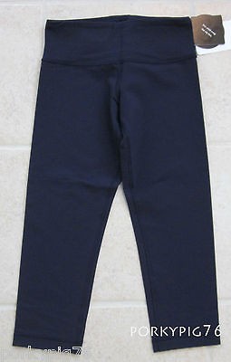 New Lululemon Wunder Under Crop Size 4 DEIN Deep Indigo Blue SOLD OUT 