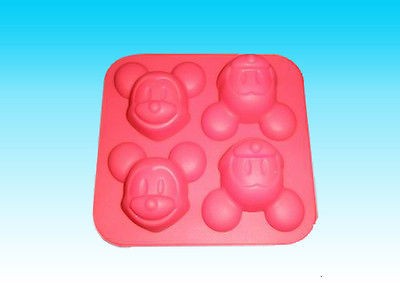   Grade Silicone Cake Mold/Muffin Cupcake Pan Four Mickey Mouse Mold