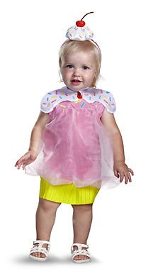 Girls Cupcake Halloween Infant Costume 12 18 Months