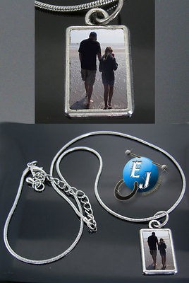   18 Necklace Custom Image Photo Pendant Unique Memory Gift Jewelry