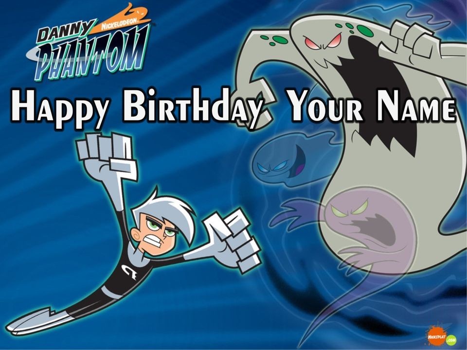 DANNY PHANTOM   3   Edible Photo Cake Topper   Personalized   $3 