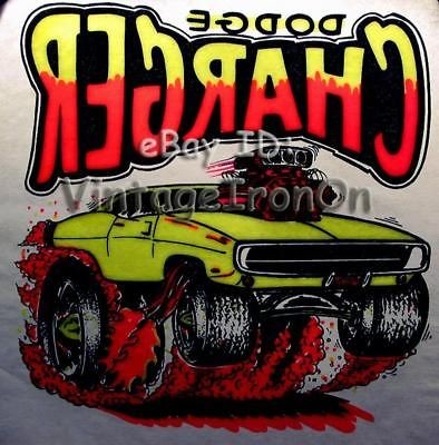 vTg Dodge Charger RS RT SS Ratfink BDR T Shirt Iron On