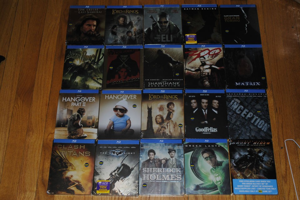 20 Blu ray Steelbook lot ghost rider 2 300 Dark knight batman 