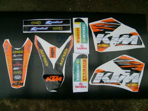 2006 2012 KTM SX 85 ORANGE GRAPHICS STICKER DECAL KIT