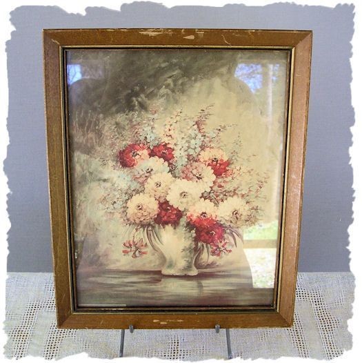 Vintage Morris & Bendien Rose Print by M. DeCamp