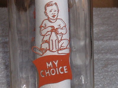 Vintage Milk Bottle Old Decorah Dairy West Bend Wisconsin Great 