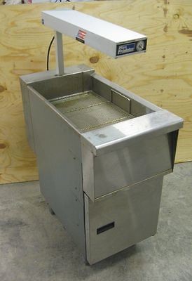   Frialator Pitco Matic BBE14S QV Food Warmer w/ Hatco GRFSC 24 Fry Bin