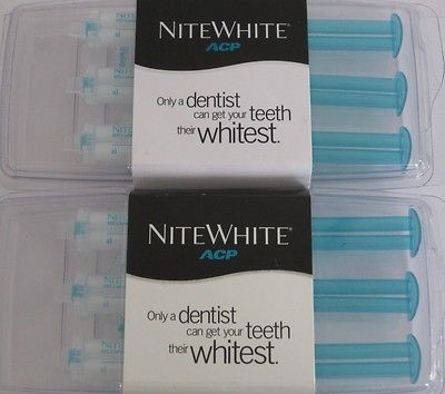   ACP 10% TEETH TOOTH WHITENING 6PK JUMBO TUBE BLEACHING GEL WHITNER XL