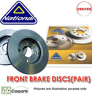 FRONT BRAKE DISCS VOLKSWAGEN GOLF MK4 (1J) 2.3 V5 (16 WHEELS) 10/97 6 