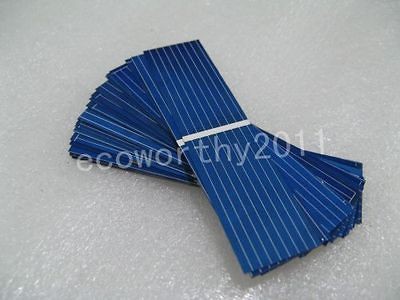 40pcs poly solar cells 78x19mm, 40 solar cell B grade 0.25w/pc for DIY