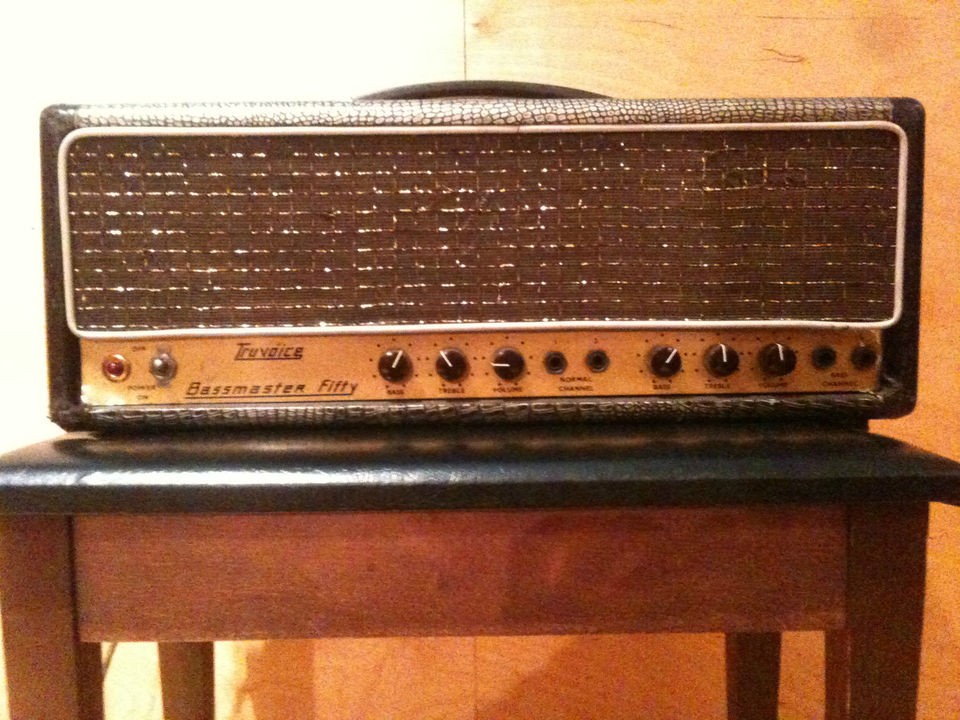 Selmer Truvoice Bassmaster Fifty 50 watt guitar amp head early 60s