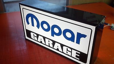 MOPAR GARAGE LIGHTED SIGN DODGE HEMI 426 GARAGE 23X13 INCH