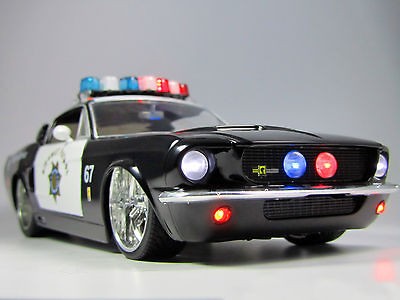 Mustang Shelby 1967 GT 500 KR Police 118 LED Custom Tuning Light 