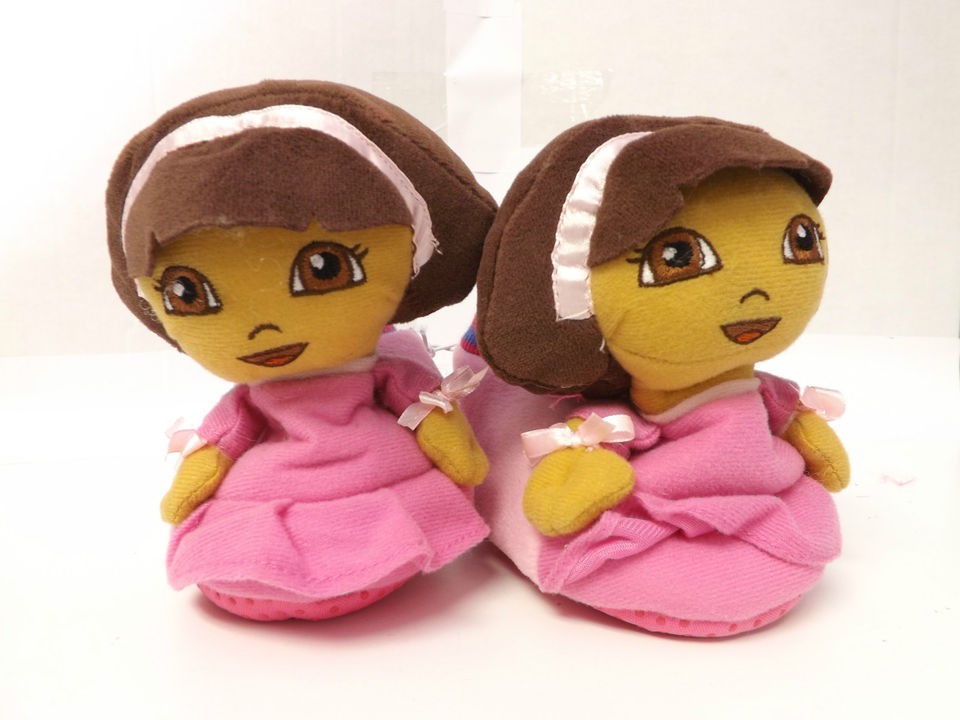 NWT Dora The Explorer Nick JR Sock Top Kids Toddlers Slippers 5/6 7/8 