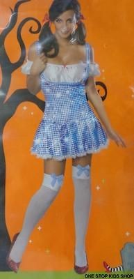 DOROTHY Womens 4 6 8 10 12 14 Dress Up HALLOWEEN COSTUME Wizard of Oz