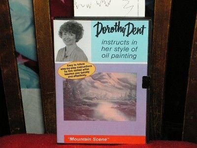 Dorothy Dent DVD Mountain Scene Oil Painting