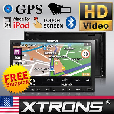 Double Din HD Digital Screen Car Stereo DVD Player GPS TV IPOD USB 