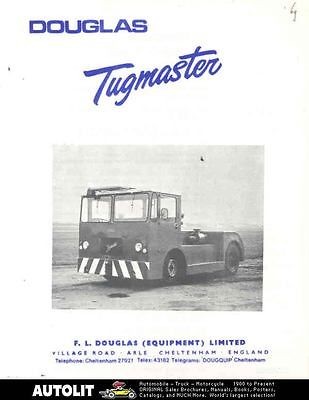 1969 Douglas Tugmaster DC7 Airplane Tow Truck Brochure