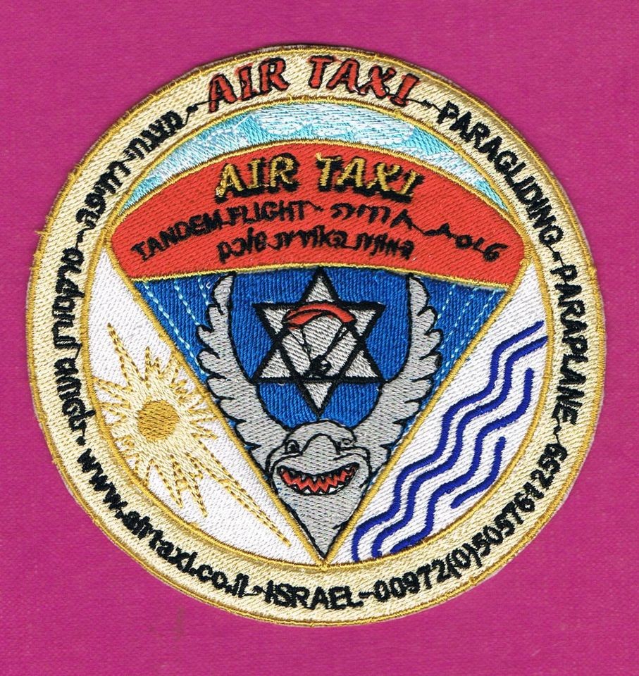 AIR TAXI PARAGLIDING  PARAPLANE TAND​EM FLIGHT VERY RARE PATCH