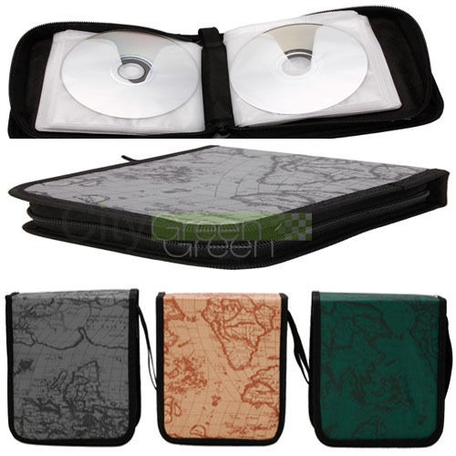 New Leather 40 Disc CD DVD Wallet Holded Storage Bag Music DJ Album 