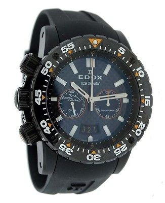 Edox NIB Class 1 Ice Shark LE Chronograph   10301.37N.NRO