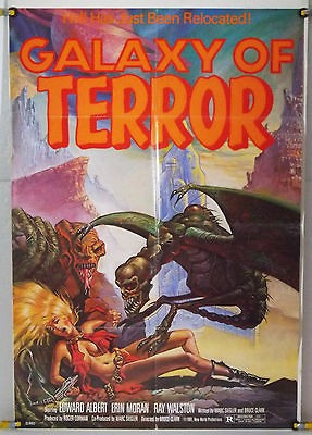 GALAXY OF TERROR FF ORIG 1SH MOVIE POSTER ERIN MORAN, SID HAIG ALIEN 