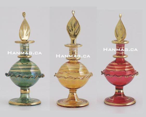 egyptian perfume bottles in Antiques