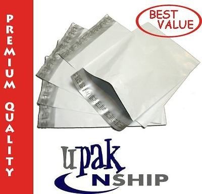 110 POLY MAILERS PLASTIC ENVELOPES 50 10X13, 50 12X15.5 & 10 14.5x19 