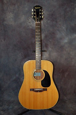 Vintage RARE 1971 Epiphone Jumbo Acoustic Guitar Japan Pro Setup Easy 