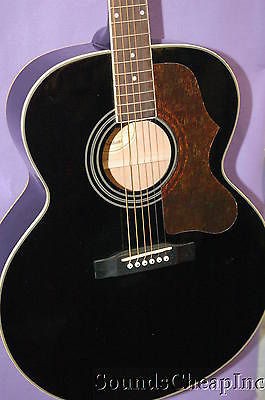 Newly listed Epiphone EJ 200 JUMBO Artist Acoustic Guitar ~BLACK