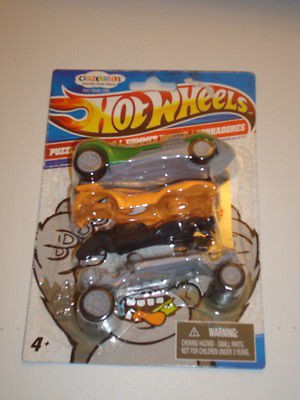 Hot Wheels Crazerasers 4 pcs Puzzle Eraser