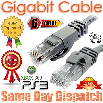 RJ45 Cat6e Gigabit Network Cable 1M 1.5M 2M 2.5M 3M 10M 15M 20M 25M 