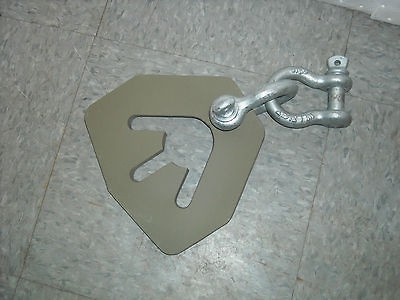 Everest Plow Triple Chain Hook Lift Plate for Front Hitch