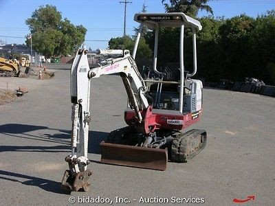 2005 Takeuchi TB16 Mini Hydraulic Excavator Yanmar 13 Horsepower 