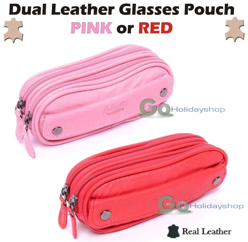   Glasses Pouch Twin 2 Sunglasses Spectacles Case Double Specs Holder