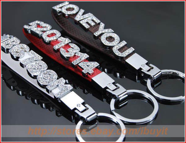 DIY Slide Rhinestone Letter Alphabet Digits name license number Key 