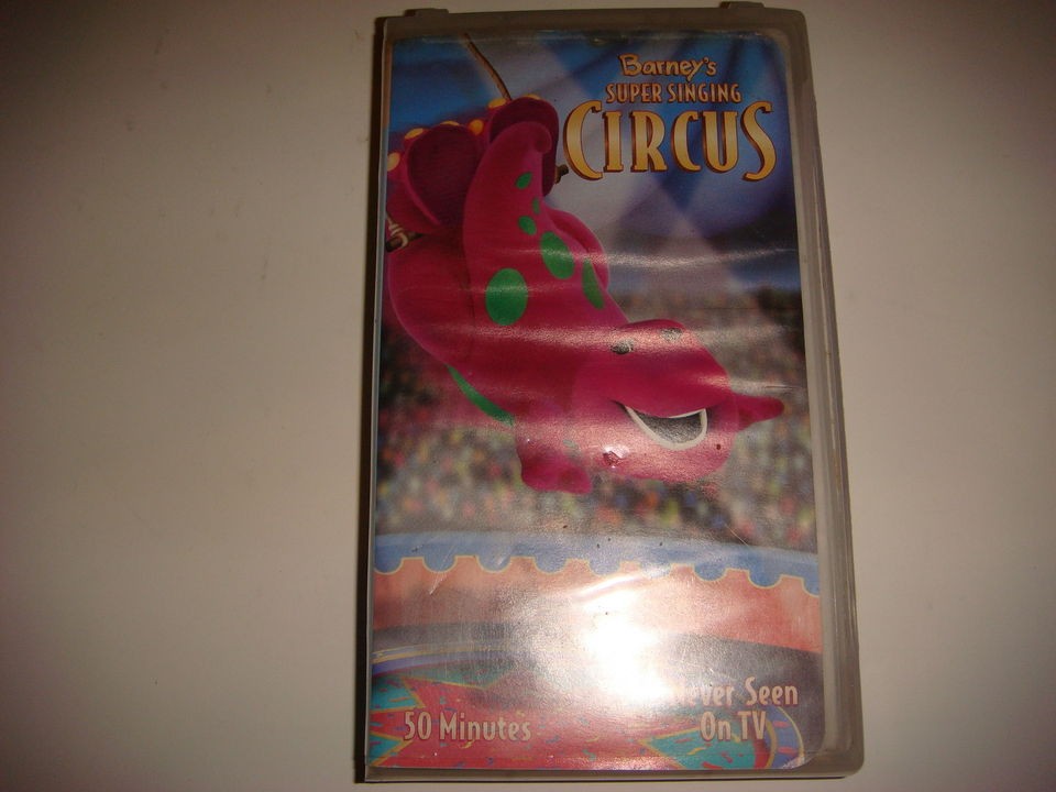 Barney’s Super Singing Circus VHS, **Never Seen on TV**