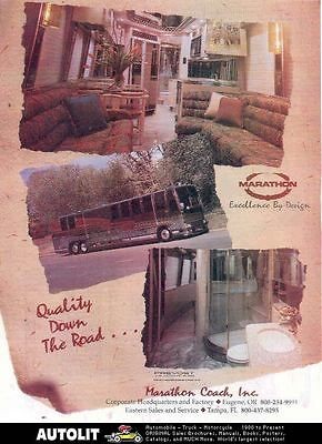 1993 Prevost Marathon Bus Motorhome Ad Fantasia