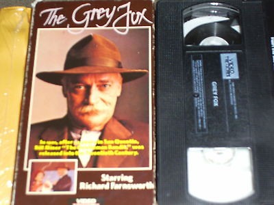 the grey fox vhs rare oop richard farnsworth stagecoach robber